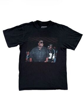 Notorious B.I.G. Biggie Smalls Graphic Tee Black Hip Hop Rap Puff Daddy T-Shirt